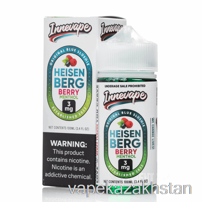 Vape Smoke Heisenberg Berry Menthol - Innevape - 100mL 6mg